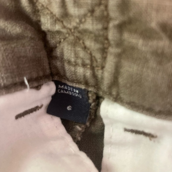 Gap Brown Roll Cuff Shorts 6 - Picture 7 of 7